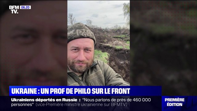 Guerre en Ukraine: ce prof de philo donne donne des cours depuis les tranchées