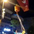 Ümit Özdağ paylaştı; İstanbul'da Zafer Partisi bayrağı indirildi