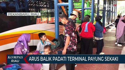 Arus Balik Padati Terminal Payung Sekaki
