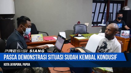 Tim Gabungan Polda Papua Dan Polresta Jayapura Menangkap Pengunjuk Rasa