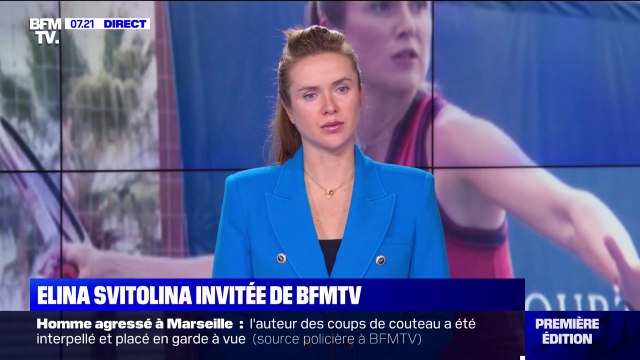 Nous vivons le pire moment de notre histoire : la star ukrainienne de tennis Elina Svitolina témoigne sur BFMTV