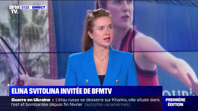 Nous devons être unis : la star ukrainienne de tennis Elina Svitolina témoigne sur BFMTV