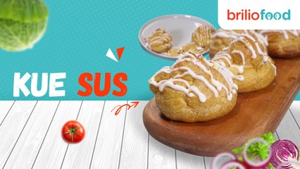 Resep kue sus isi  vanilla, tanpa mixer, simpel, dan antikempes