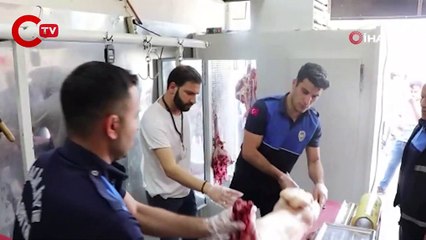 Denetimde alınan koku durumu ortaya çıkardı: 1 ton 250 kilo bozuk et