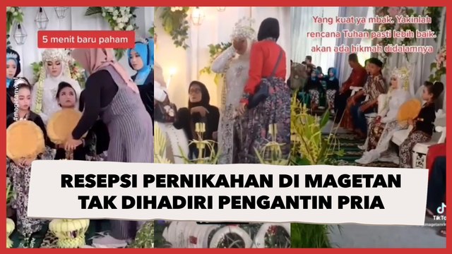 Viral Resepsi Pernikahan di Magetan Tak Dihadiri Pengantin Pria, Diduga Kabur saat Hari H