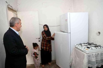 Şanlıurfa'da ihtiyaç sahiplerinin mobilya ve beyaz eşyası belediyeden