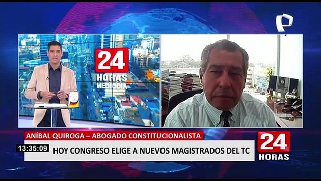 Quiroga sobre nuevos magistrados del TC: “No es un concurso de méritos, es una elección política”