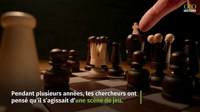 Une très ancienne représentation d'un cours de mathématiques retrouvée !