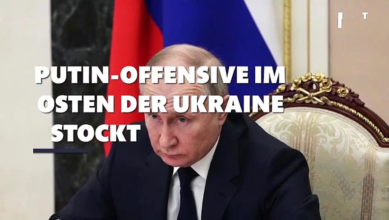Putin-Offensive im Oster der Ukraine stockt