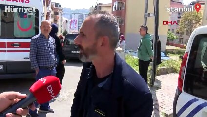 Otomobil kaldırımdaki işçilere çarptı: Yaralılar var