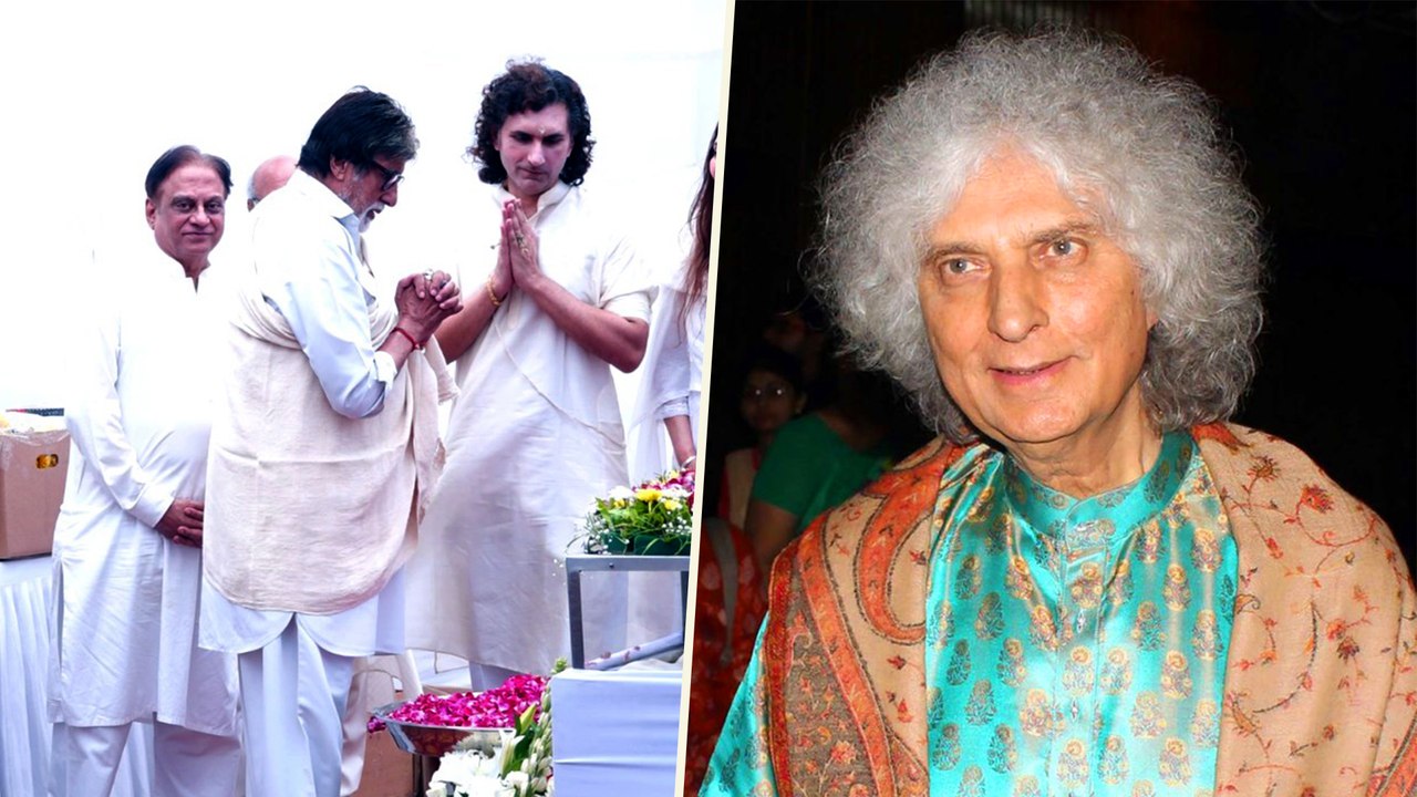 Amitabh Bachchan Pays Last Respects To Pandit Shivkumar Sharma