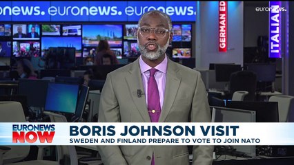 UK PM Johnson visits Finland and Sweden ahead of NATO decision