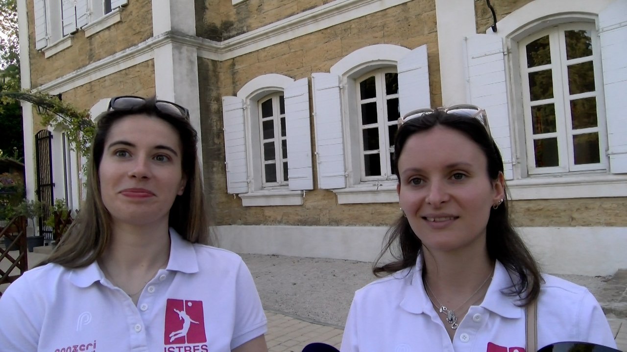 Interview maritima: Pauline Martin et Laura Urios d'Istres Provence Volley avant la der de la saison