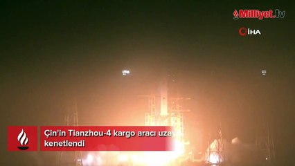 Çin'in Tianzhou-4 kargo aracı uzay istasyonuna kenetlendi