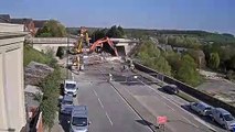 Bridge demolition changes Doncaster town's skyline forever