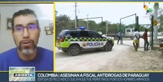 Fiscal antidrogas paraguayo es ultimado por sicarios en Colombia