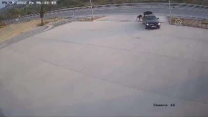 Mazgal hırsızlığı yapan şüpheli yakalandı