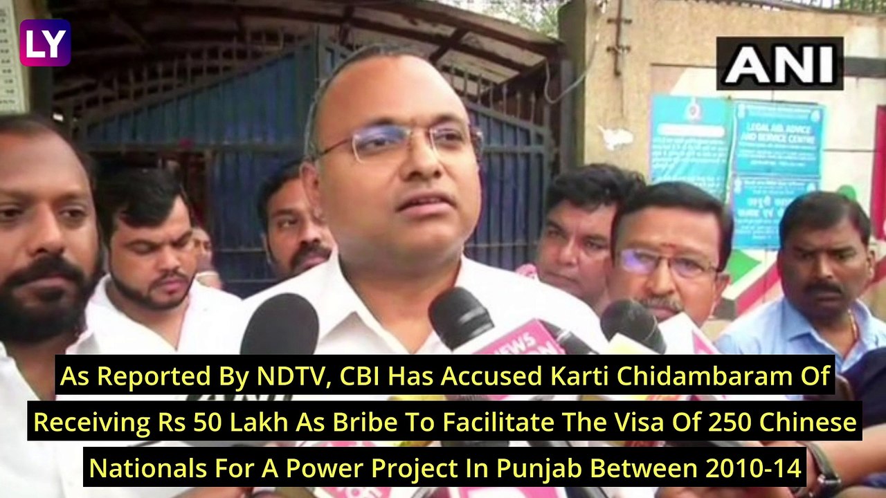 Karti Chidambaram Raided By CBI In Alleged Brib...