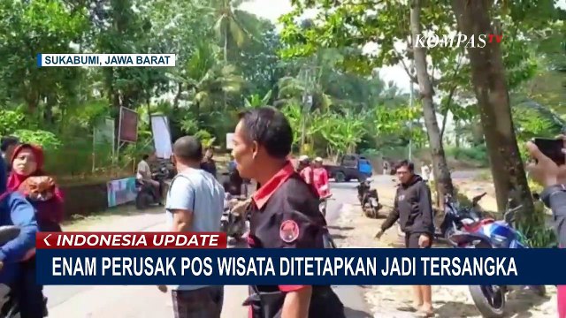 Polisi Tangkap Perusak Pos Retribusi Wisata Pantai Ujung Genteng, 6 Orang Jadi Tersangka