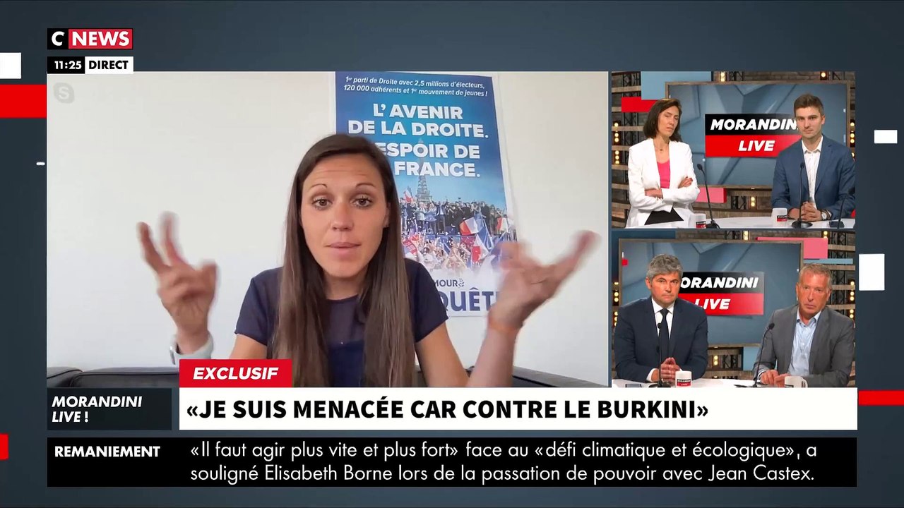 EXCLU - Marine Chiaberto, candidate Reconquête à Grenoble, affirme avoir été menacée "par des antifas" car elle est contre le burkini: "Aujourd’hui, je suis protégée par la sécurité du parti"