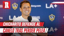 Chicharito defendió al Canelo tras caer ante Bivol: 'Una derrota no define lo chin... que eres'