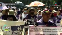 Madres de desaparecidos marcharon en la CDMX este 10 de mayo