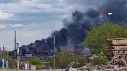 Rus ordusu Azovstal fabrikasını vurmaya devam ediyor