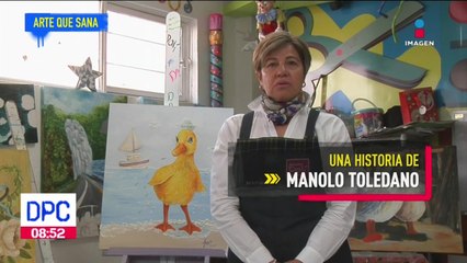 Utilizan la pintura como terapia para sanar las heridas que dejó la pandemia
