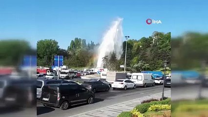 İSKİ’nin su borusu patladı! Açıklama geldi