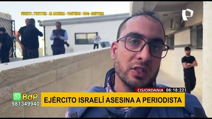 Acusan a Ejército israelí de asesinar a una periodista de un disparo en la cabeza