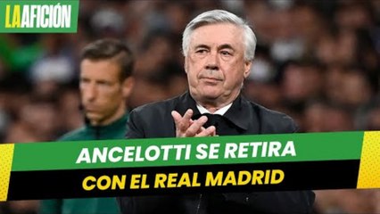 Carlo Ancelotti confirma su retiro con el Real Madrid