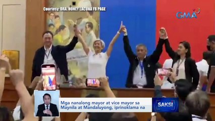 Mga nanalong mayor at vice mayor sa Maynila at Mandaluyong, iprinoklama na | Saksi