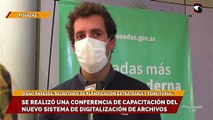 Se realizó una conferencia de capacitación del nuevo Sistema de Digitalización de Archivos