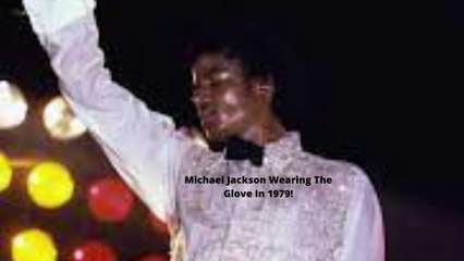 Michael Jackson Wearing The Glove in 1979!!!!