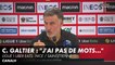 C.Galtier : "J'ai pas les mots... qu'ils restent chez eux" - Ligue 1 Uber Eats : Nice / Saint-Étienne