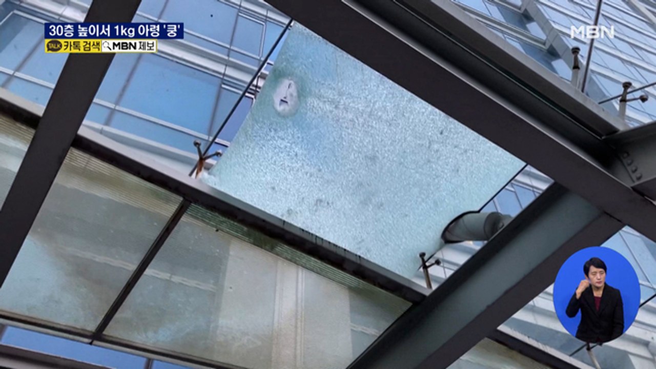 아파트 80m 높이서 1kg 아령 '쿵'…주인 "고의 아냐"