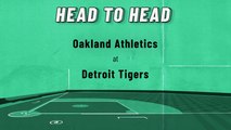 Oakland Athletics At Detroit Tigers: Moneyline, May 11, 2022