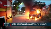 Kronologi Mobil Jemputan Karyawan Terbakar di Bekasi: Awalnya Ada Percikan Api!