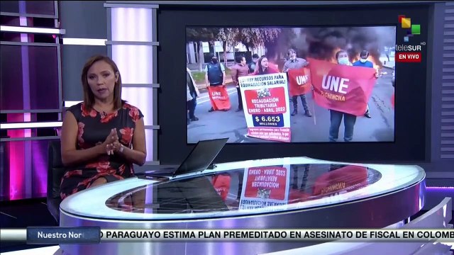 Docentes ecuatorianos cumplen nueve días de huelga de hambre en demanda a mejoras salariales
