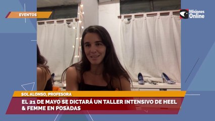 El 21 de mayo se dictará un taller intensivo de heel & femme en Posadas