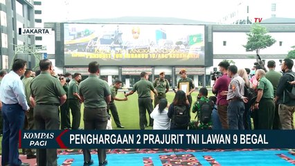 Berhasil Gagalkan Aksi 9 Orang Begal, Kasad Beri Penghargaan ke Prada Junior dan Prada Ardian