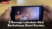 Demi Konten ! 2 Gadis Remaja Diamankan Usai Video Aksi Berbahayanya Viral Di Media Sosial !!