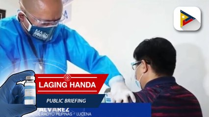 2nd dose ng booster ng COVID-19 vaccination sa San Pablo City, Laguna, isinasagawa