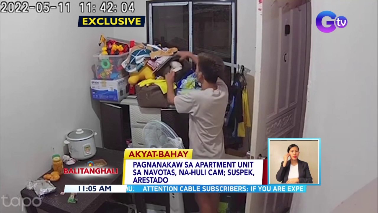 Pagnanakaw sa apartment unit sa Navotas, na-huli cam; Suspek, arestado | BT