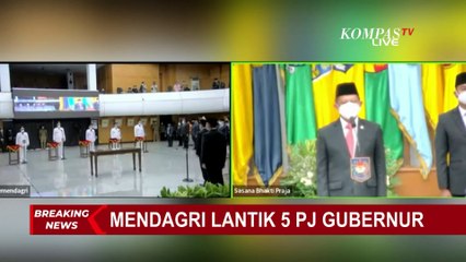 Berikut Nama-Nama 5 Pj Gubernur yang Dilantik Mendagri Hari Ini!