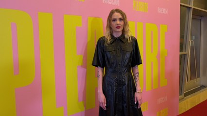 Sofia Kappel attends the red carpet premiere of "Pleasure" in Los Angeles