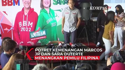 Potret Marcos Jr dan Sara Duterte Menangkan Pemilu Filipina