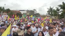 FUSAGASUGA - Kolombiya'da başkanlık yarışı - Gustavo Petro halka seslendi