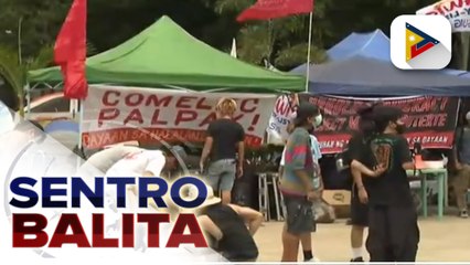 Ilang grupo, nananatili pa rin sa Liwasang Bonifacio para iprotesta ang nangyaring halalan