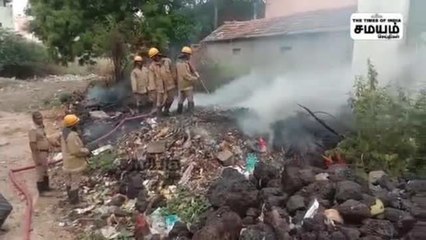 மதுரையில் பரபரப்பு; கேஸ் சிலிண்டர் குடோன் அருகே பயங்கர தீ விபத்து!